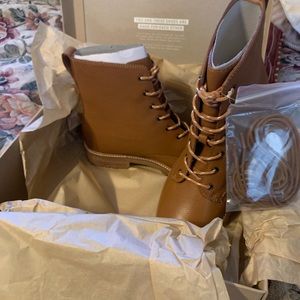 MADEWELL “The Claire Lace-up Boot”